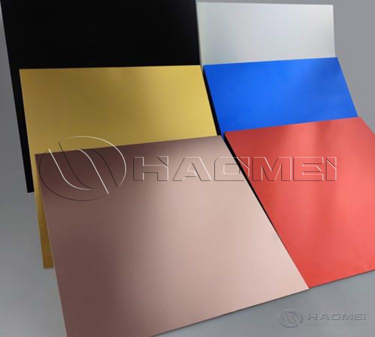 Planchas de aluminio anodizado