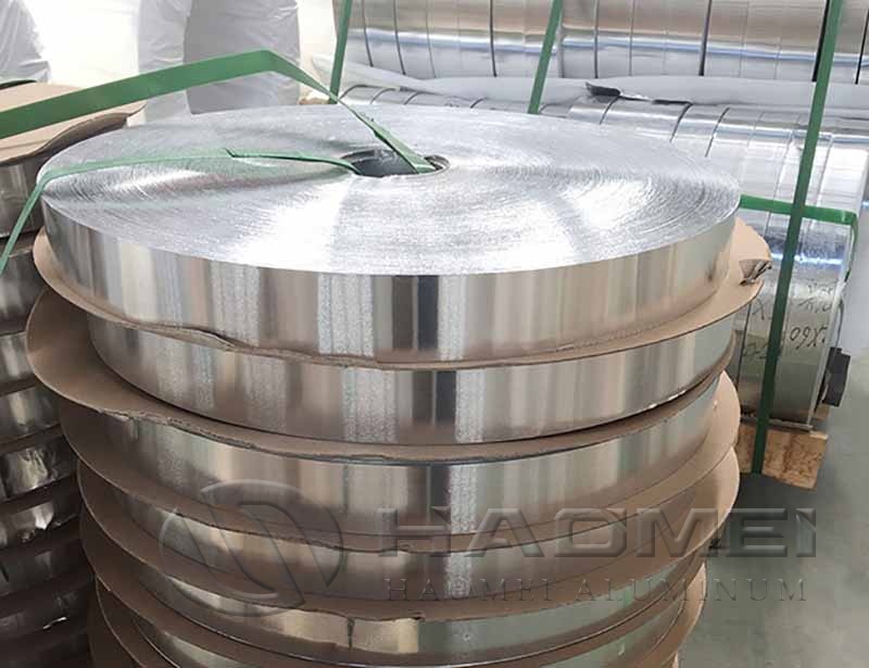 Tira de aluminio para bobinado de transformadores